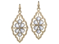 18kt yellow gold Baroque multi moonstone earring wtih 11.7 cts moonstone and 1.08 cts diamonds. Available in white, yellow, or rose gold.
