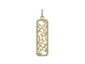 18kt yellow gold Verona pendant with 0.75 cts diamonds. Available in white, yellow, or rose gold.
