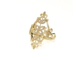 18kt yellow gold Provence ring with .28 cts diamonds. Available in white, yellow, or rose gold.
