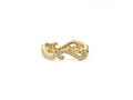 18kt yellow gold Ivy band with .37 cts diamonds. Available in white, yellow, or rose gold.
